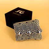 SG Liquid Metal LEB 3702 – Antique Silver Finish Bracelet by Sergio Gutierrez