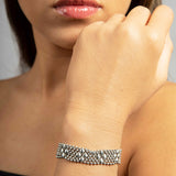 SG Liquid Metal TB35-AS (Antique Silver Finish) Bracelet by Sergio Gutierrez