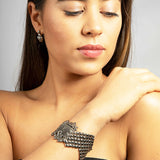 SG Liquid Metal USB-1-N (Chrome Finish) Drive Storage Bracelet by Sergio Gutierrez