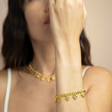 SG Liquid Metal MINI-K-AG Antique Gold Finish Bracelet by Sergio Gutierrez
