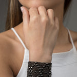 SG Liquid Metal B10-BLK Black Chrome Finish Bracelet by Sergio Gutierrez
