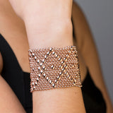 SG Liquid Metal B10 – RG Rose Gold Finish Bracelet by Sergio Gutierrez