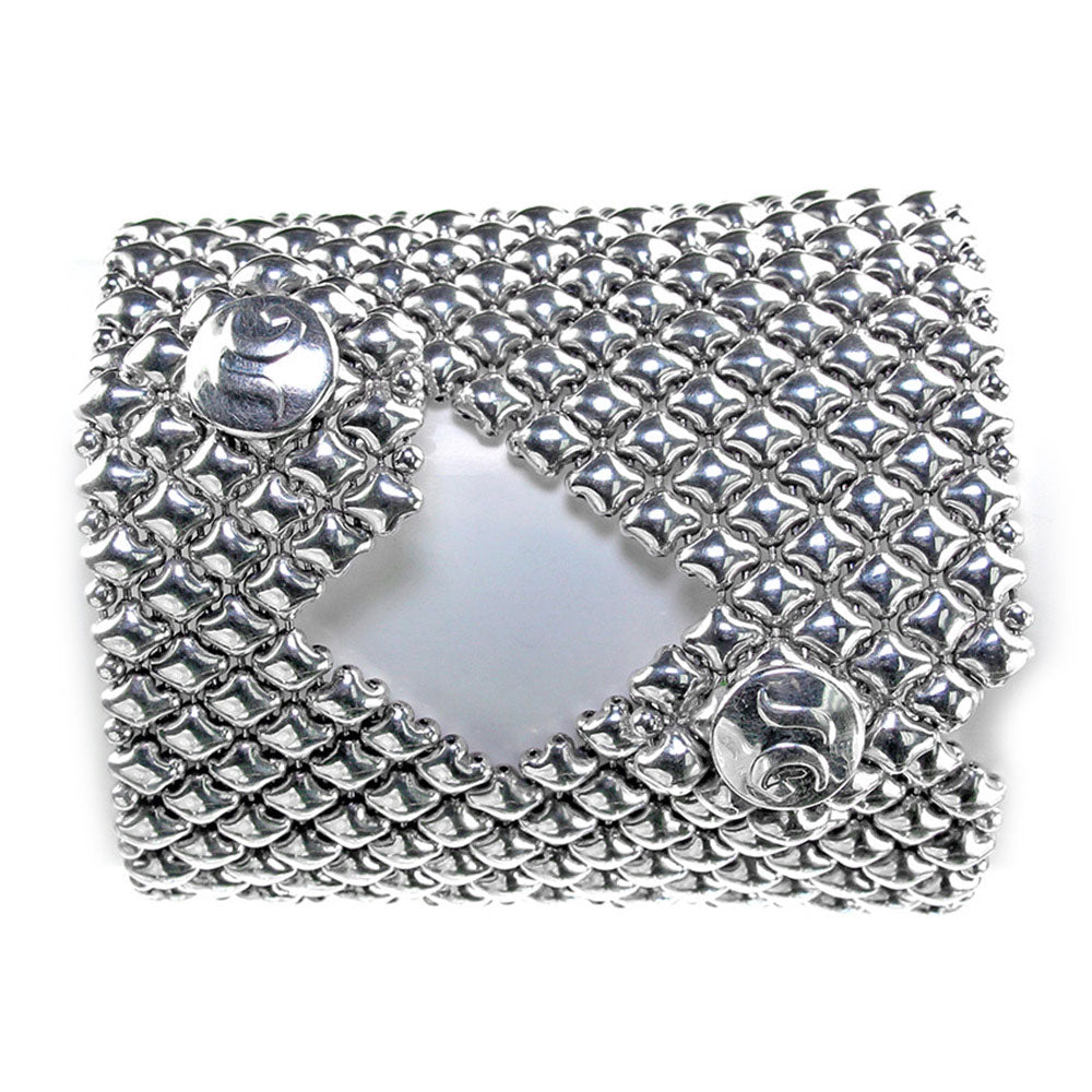 SG Liquid Metal B103-AS Antique Silver Bracelet by Sergio Gutierrez