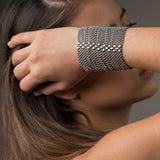 SG Liquid Metal B104-AS Antique Silver Bracelet by Sergio Gutierrez