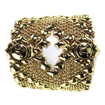 SG Liquid Metal B105-AG Antique Gold 24K Bracelet by Sergio Gutierrez