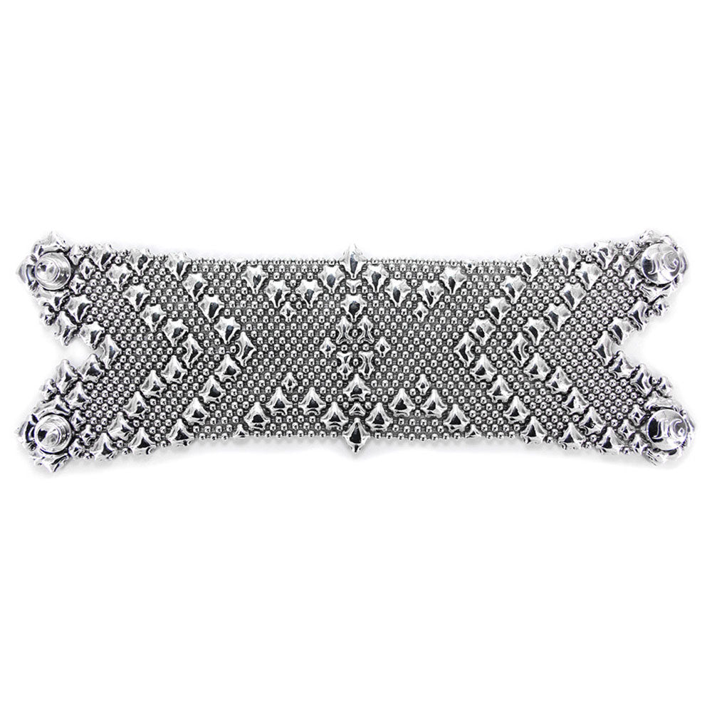 SG Liquid Metal B106-AS Antique Silver Bracelet by Sergio Gutierrez