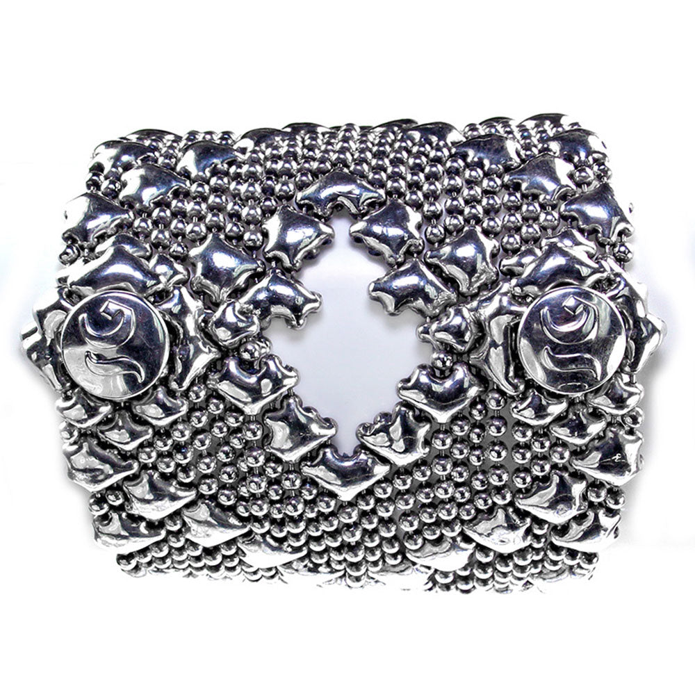 SG Liquid Metal B106-AS Antique Silver Bracelet by Sergio Gutierrez