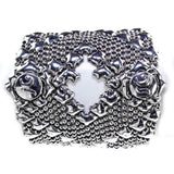 SG Liquid Metal B106-AS Antique Silver Bracelet by Sergio Gutierrez