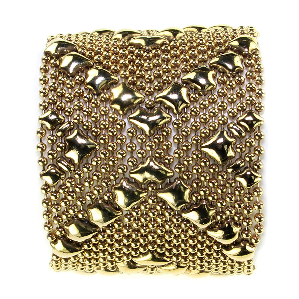 SG Liquid Metal B108-AG Antique Gold 24K Bracelet by Sergio Gutierrez