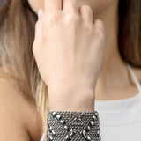 SG Liquid Metal B105-AS Antique Silver Bracelet by Sergio Gutierrez