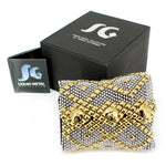 SG Liquid Metal B11 - SS / Gold Titanium (Stainless Steel Bracelet) by Sergio Gutierrez