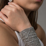SG Liquid Metal B11-N Chrome Finish Bracelet by Sergio Gutierrez