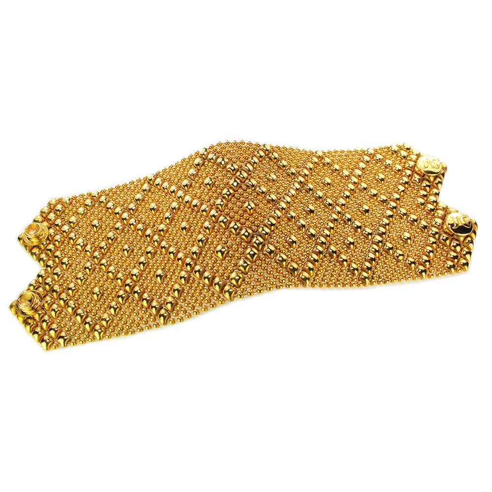 SG Liquid Metal B26–AG Antique Gold Finish Bracelet by Sergio Gutierrez
