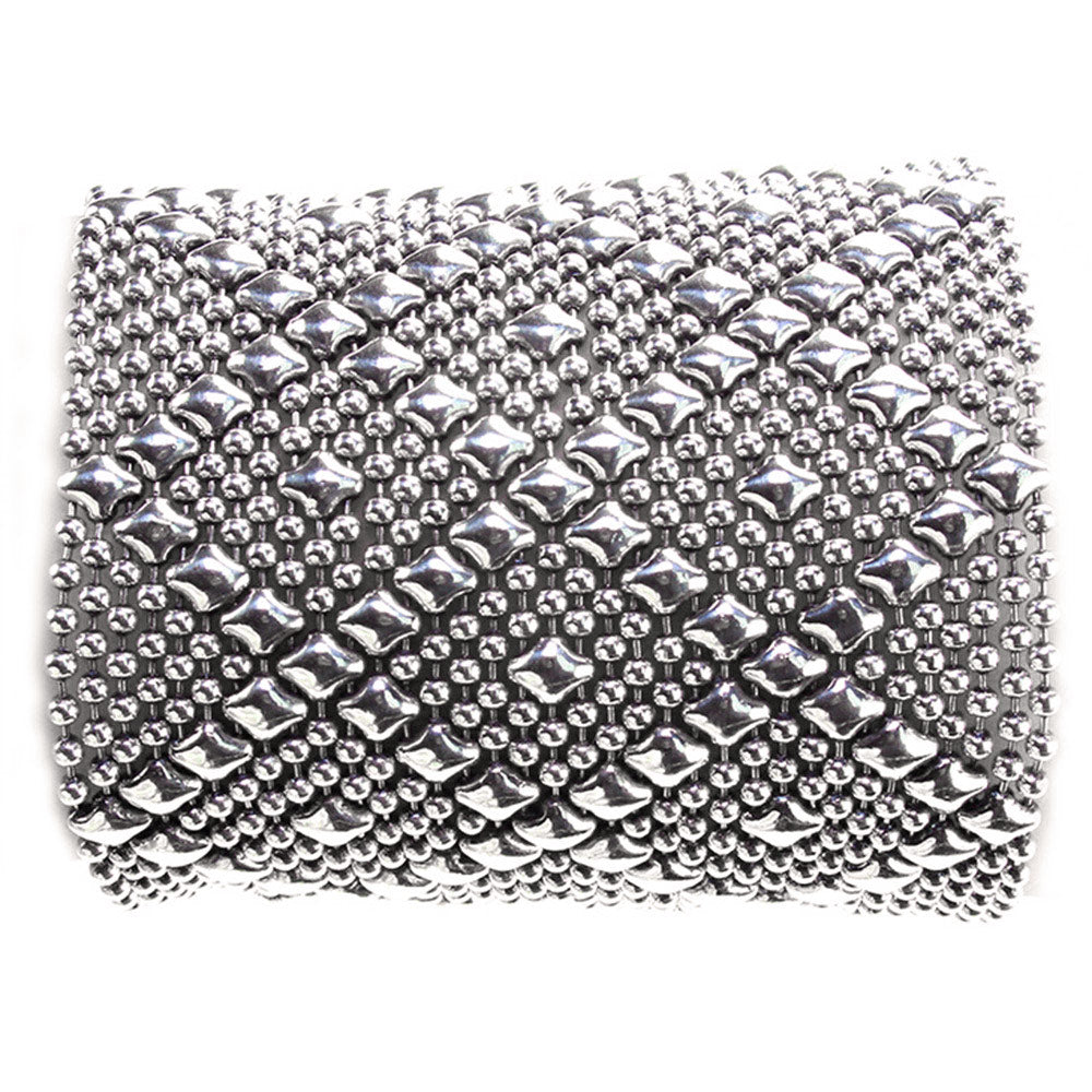 SG Liquid Metal B26-AS Antique Silver Bracelet by Sergio Gutierrez