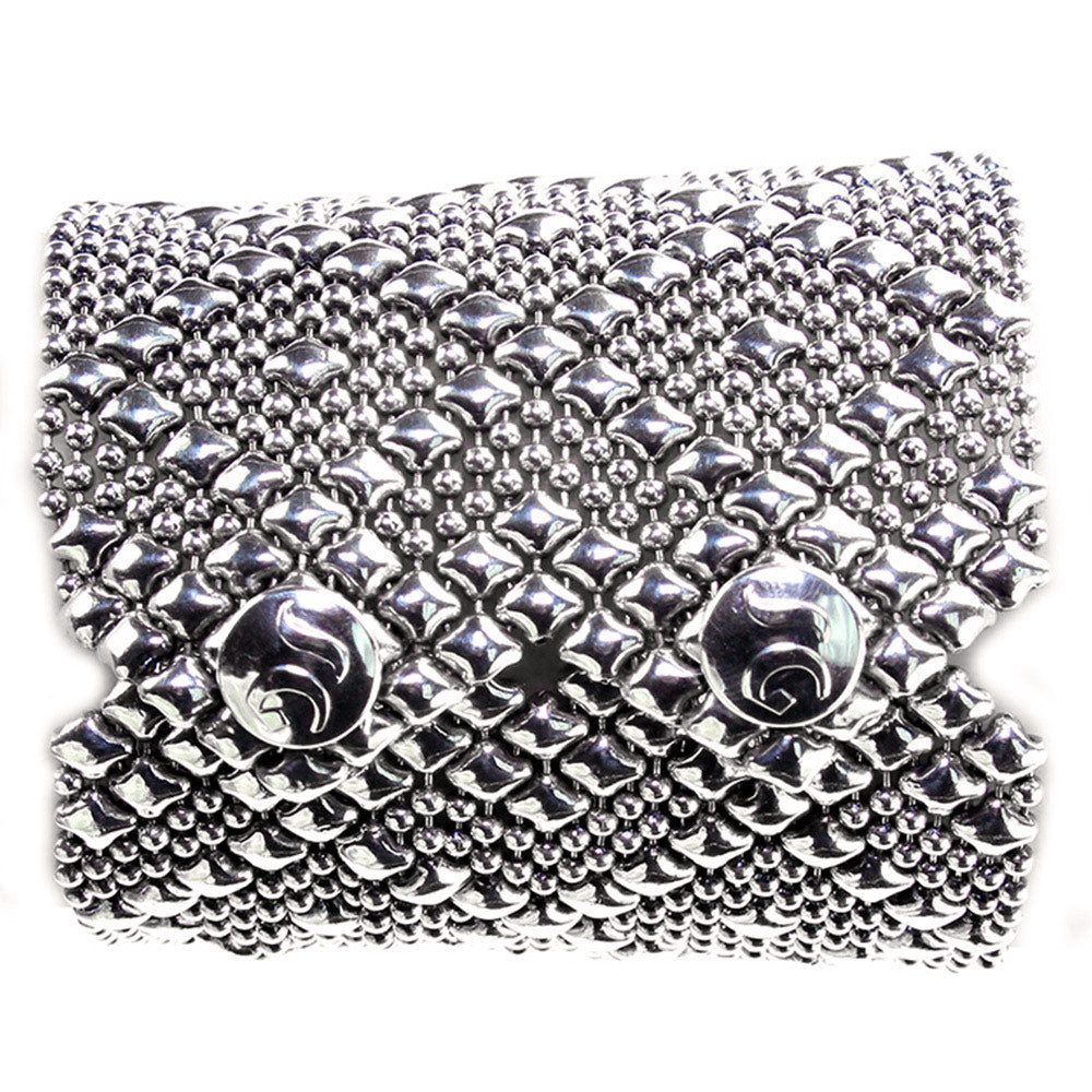 SG Liquid Metal B26-AS Antique Silver Bracelet by Sergio Gutierrez