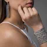SG Liquid Metal B26-AS Antique Silver Bracelet by Sergio Gutierrez