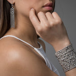 SG Liquid Metal B26-N Chrome Finish Bracelet by Sergio Gutierrez