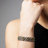SG Liquid Metal B35 - SS / Gold Titanium (Stainless Steel Bracelet) by Sergio Gutierrez