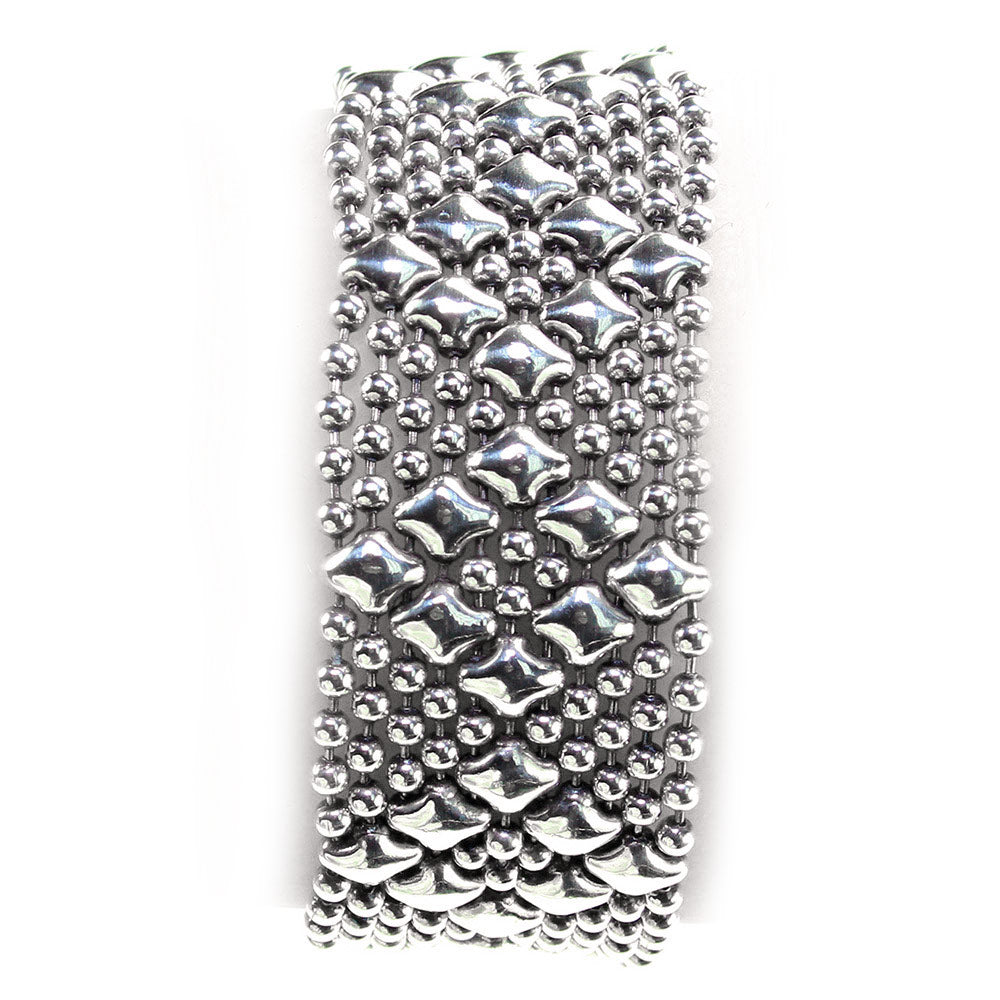 SG Liquid Metal Bracelet by Sergio Gutierrez B4-AS Antique Silver Bracelet