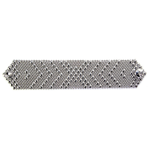 SG Liquid Metal Bracelet by Sergio Gutierrez B44-N Chrome Finish Bracelet