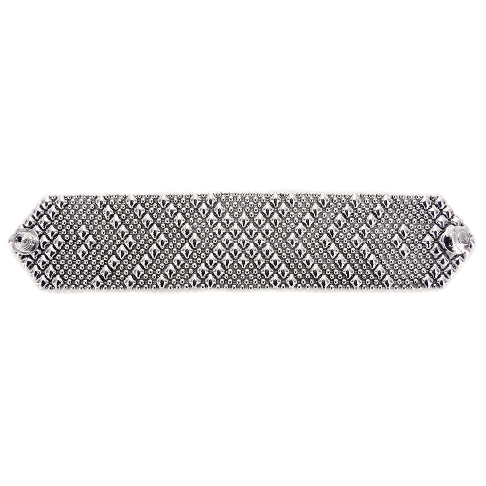 SG Liquid Metal Bracelet by Sergio Gutierrez B44-AS Antique Silver Bracelet