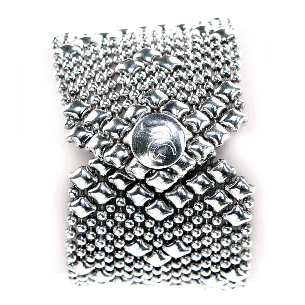 SG Liquid Metal Bracelet by Sergio Gutierrez B44-AS Antique Silver Bracelet