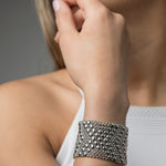 SG Liquid Metal Bracelet by Sergio Gutierrez B44-N Chrome Finish Bracelet