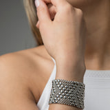 SG Liquid Metal Bracelet by Sergio Gutierrez B44-N Chrome Finish Bracelet