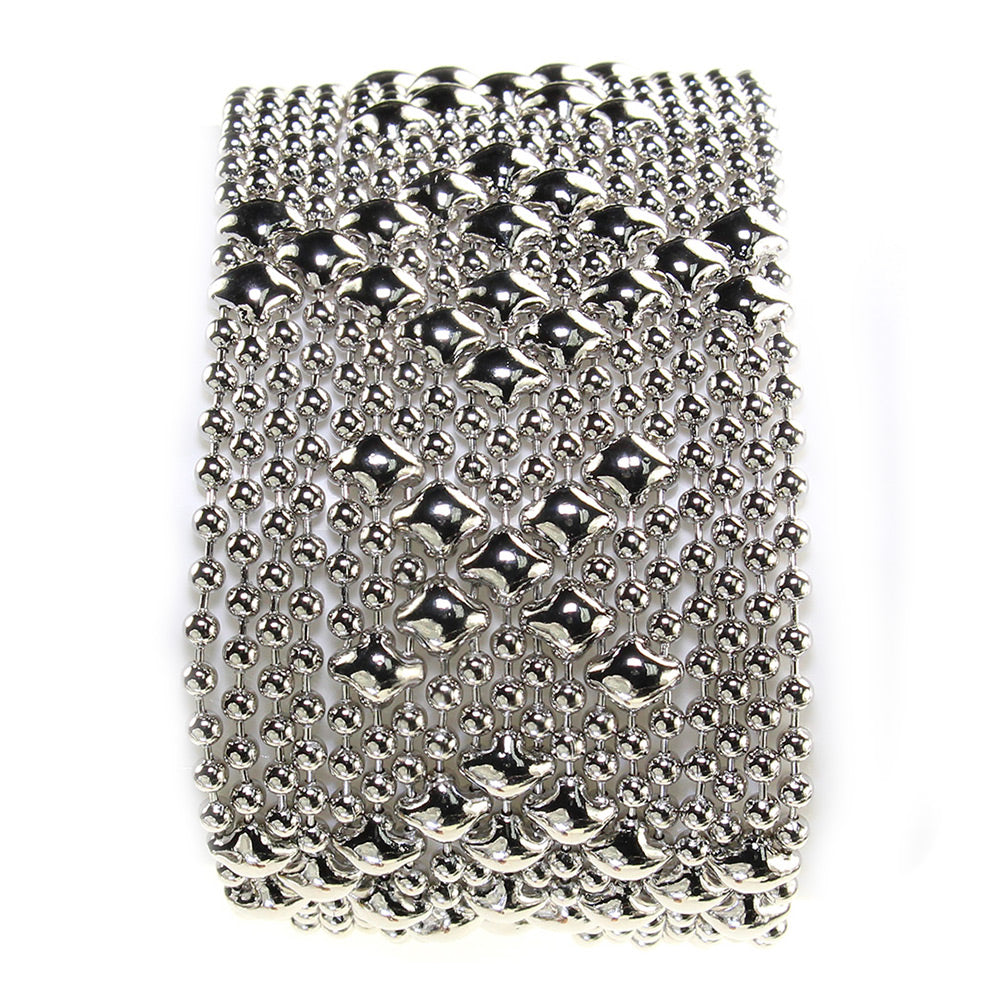 SG Liquid Metal Bracelet by Sergio Gutierrez B45-N Chrome Finish Bracelet