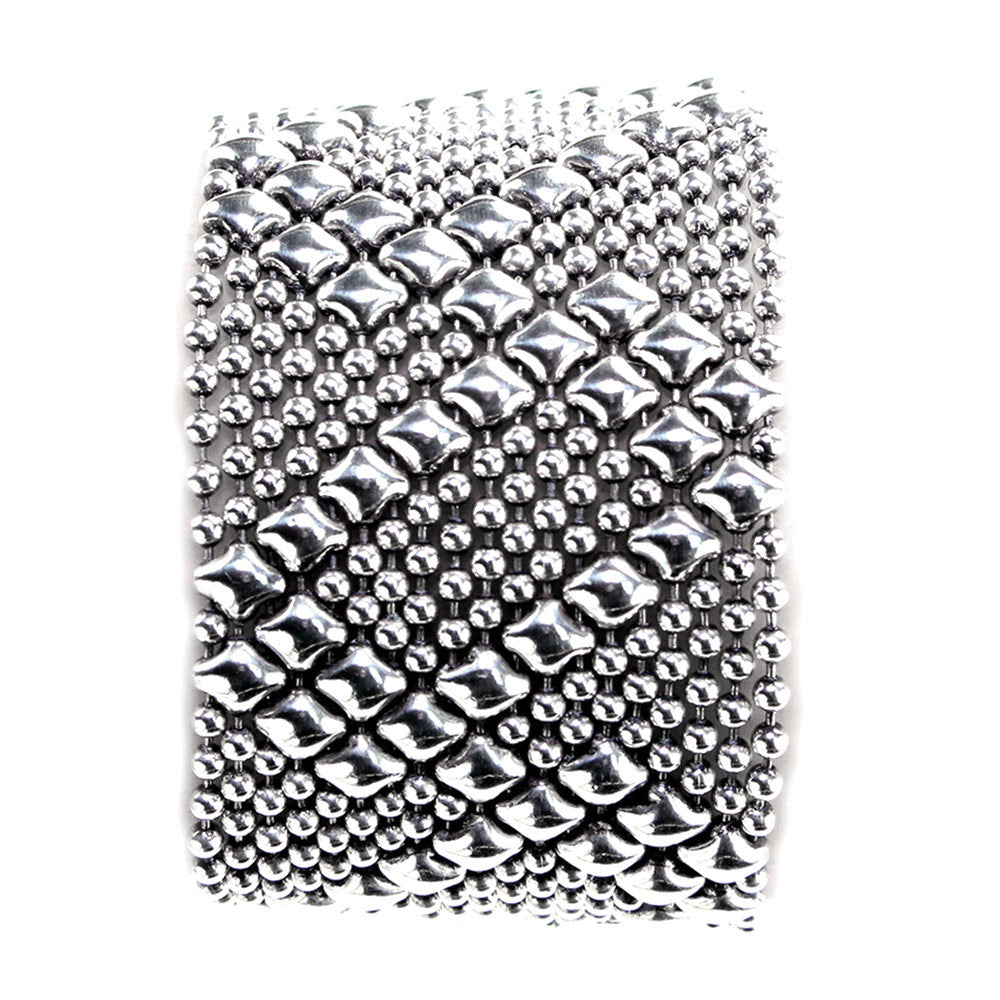 SG Liquid Metal Bracelet by Sergio Gutierrez B46-AS Antique Silver Bracelet