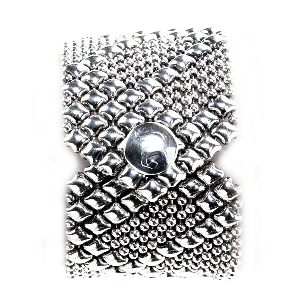 SG Liquid Metal Bracelet by Sergio Gutierrez B46-AS Antique Silver Bracelet