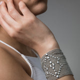 SG Liquid Metal Bracelet by Sergio Gutierrez B50-AS Antique Silver Bracelet