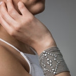 SG Liquid Metal Bracelet by Sergio Gutierrez B50-N Chrome Finish Bracelet