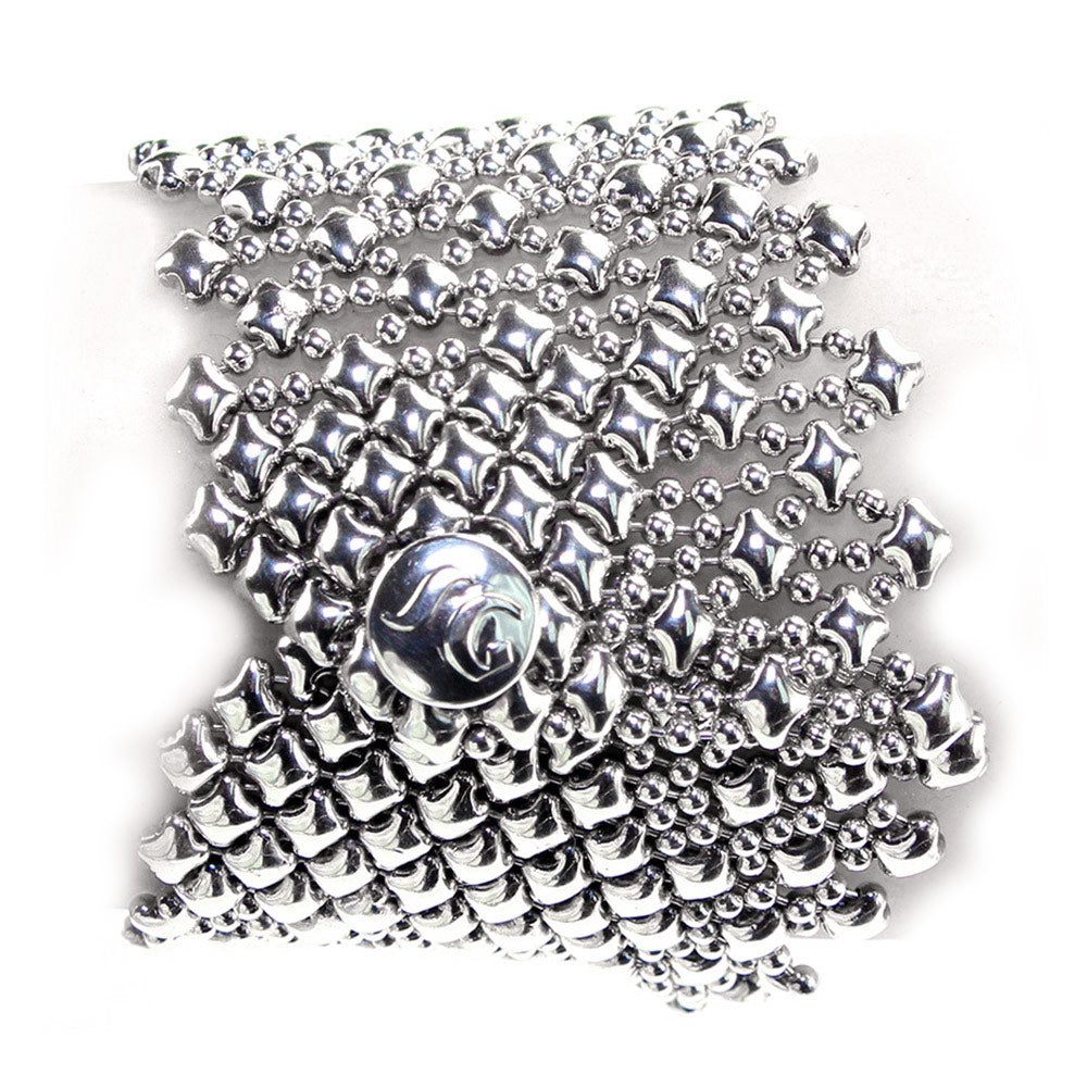 SG Liquid Metal Bracelet by Sergio Gutierrez B79-AS Antique Silver Bracelet