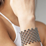SG Liquid Metal B79-AS Antique Silver Bracelet by Sergio Gutierrez
