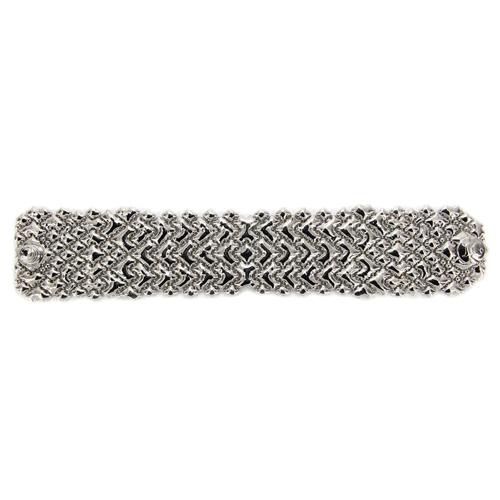 SG Liquid Metal Bracelet by Sergio Gutierrez B89-N Chrome Finish Bracelet