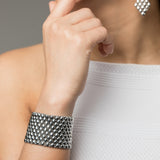 SG Liquid Metal Bracelet by Sergio Gutierrez B8-N Chrome Finish Bracelet