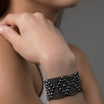 SG Liquid Metal Bracelet by Sergio Gutierrez B9-BLK Black Chrome Finish Bracelet