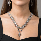 SG Liquid Metal Jewelry by Sergio Gutierrez BXN1Z-N Chrome and Gold Finish Necklace