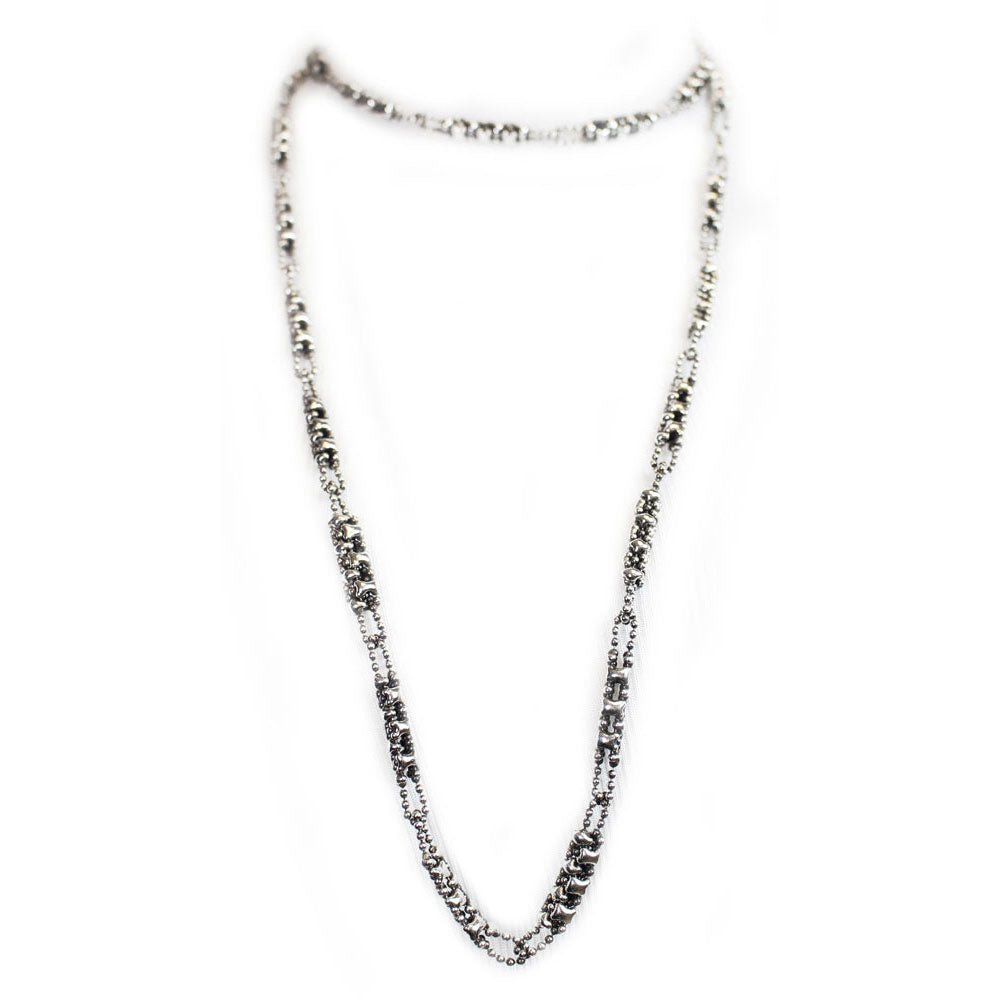 SG Liquid Metal CH1-AS Antique Silver Necklace