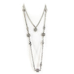 SG Liquid Metal Jewelry by Sergio Gutierrez CH5-AS Antique Silver Necklace