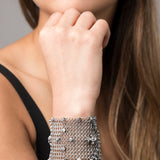 SG Liquid Metal CMB4Z-N Chrome Finish Bracelet by Sergio Gutierrez