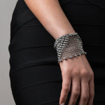 SG Liquid Metal Chainmail CMB6 Z - AS (antique silver finish) Bracelet by Sergio Gutierrez