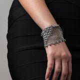 SG Liquid Metal Chainmail CMB6 Z - AS (antique silver finish) Bracelet by Sergio Gutierrez