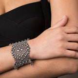 SG Liquid Metal CMB9Z-N Chrome Finish Bracelet by Sergio Gutierrez