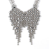 SG Liquid Metal CMNECK3-N Chrome Finish Necklace by Sergio Gutierrez