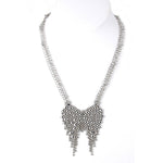 SG Liquid Metal CMNECK3-N Chrome Finish Necklace by Sergio Gutierrez