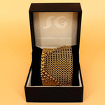 SG Liquid Metal Chainmail by Sergio Gutierrez CMB6 - AG (Antique Gold Bracelet)