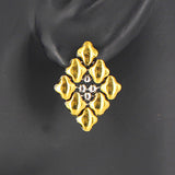 SG Liquid Metal E11 - SS / Gold Titanium (Stainless Steel Earring) by Sergio Gutierrez