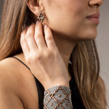 SG Liquid Metal E11 - SS / Rose Titanium (Stainless Steel Earring) by Sergio Gutierrez